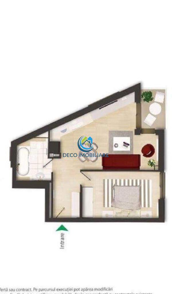 Apartament 2 camere mobilat si utilat modern de vanzare in Grigorescu, T. Turcului
