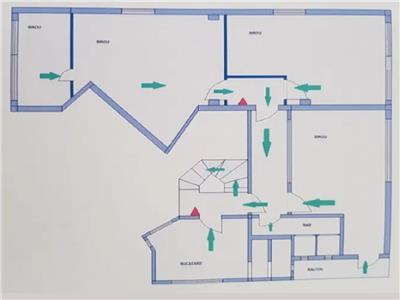 Spatiu de birouri de inchiriat, 170 mp si 4 parcari in Zorilor, Sigma Center