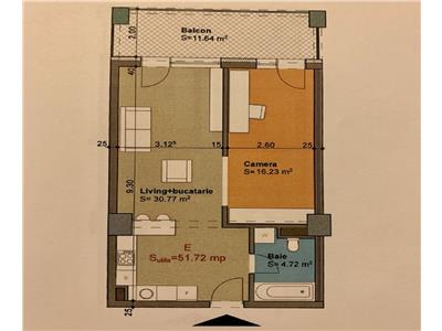 Apartament 2 camere finisat cu parcare in Gheogheni, zona Kaufland, Viva City