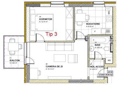 Apartament premium 2 camere, Central, UMF Gradina Botanica