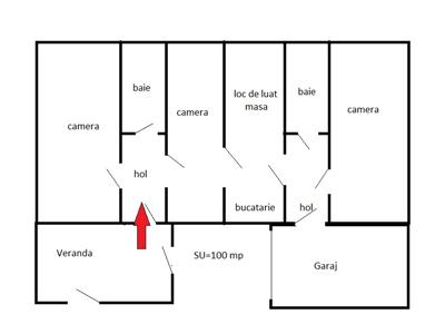 Casa 3 camere de 100 mp cu garaj si beci in Centru, NTT Data