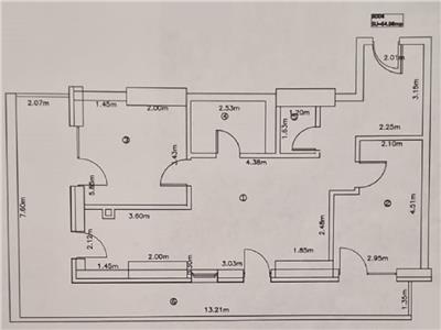 Apartament/birou 3 camere, finisat, de inchiriat, T. Turcului